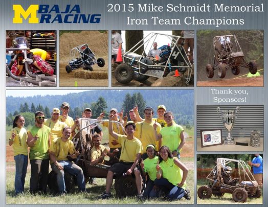 Michigan University 2015 Baja Team